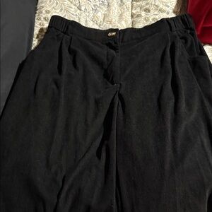 SHEIN Black Corduroy Pants